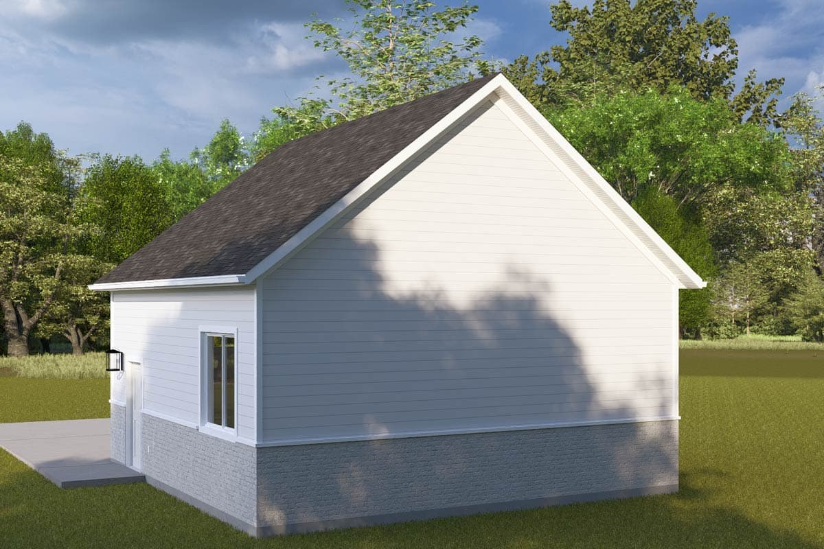 Plan 61618UT: Detached Traditional 2-Car Garage Plan - 676 Sq Ft - Image #13 - Traditional