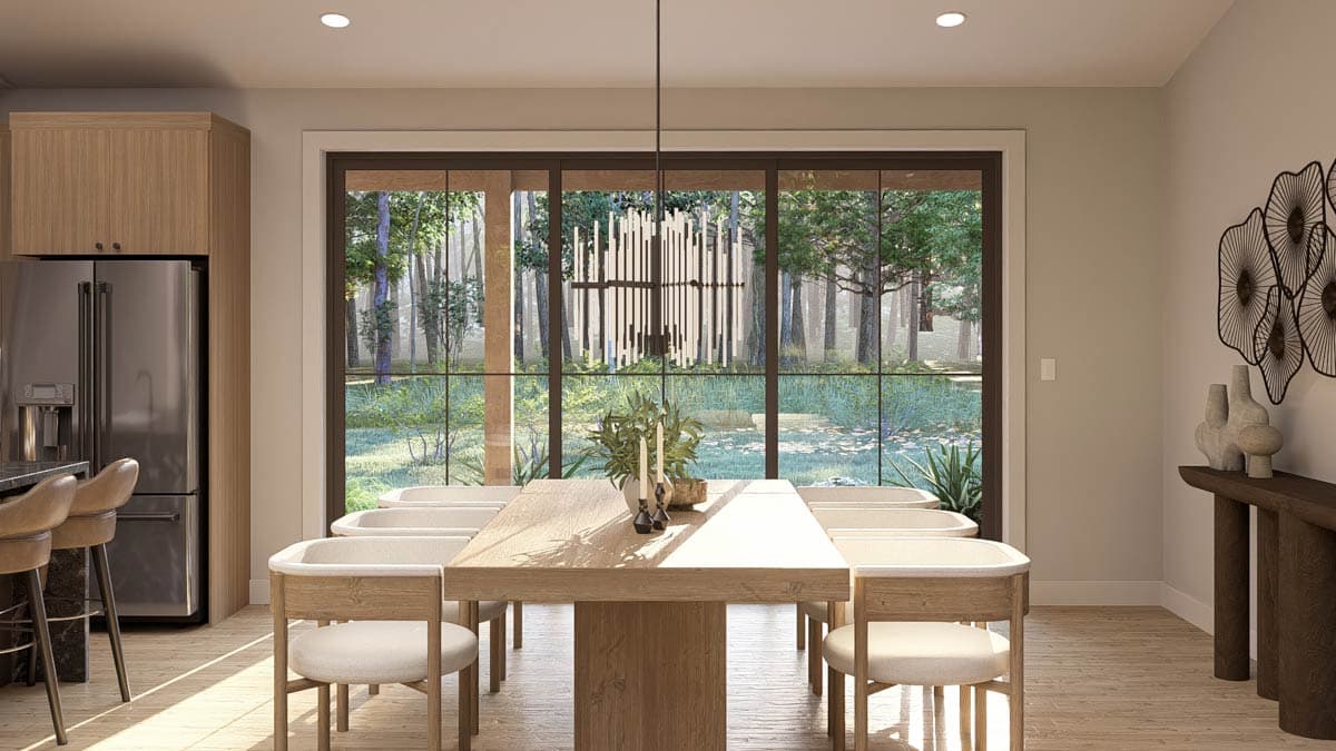 Plan 623510DJ: 4-Bedroom  Contemporary Barndominium House Plan with Second Level Living Room- 2944 Sq Ft - Image #6 - Barndominium, Contemporary