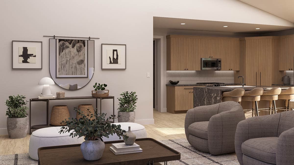 Plan 623510DJ: 4-Bedroom  Contemporary Barndominium House Plan with Second Level Living Room- 2944 Sq Ft - Image #11 - Barndominium, Contemporary