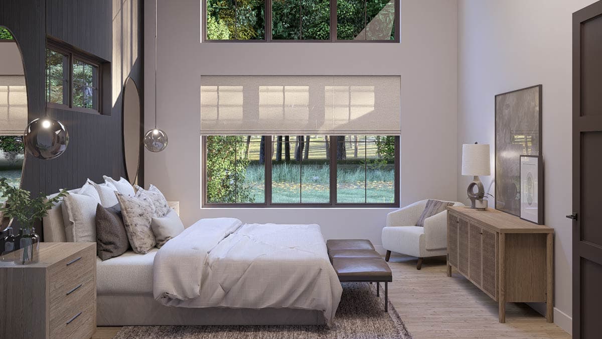 Plan 623510DJ: 4-Bedroom  Contemporary Barndominium House Plan with Second Level Living Room- 2944 Sq Ft - Image #17 - Barndominium, Contemporary