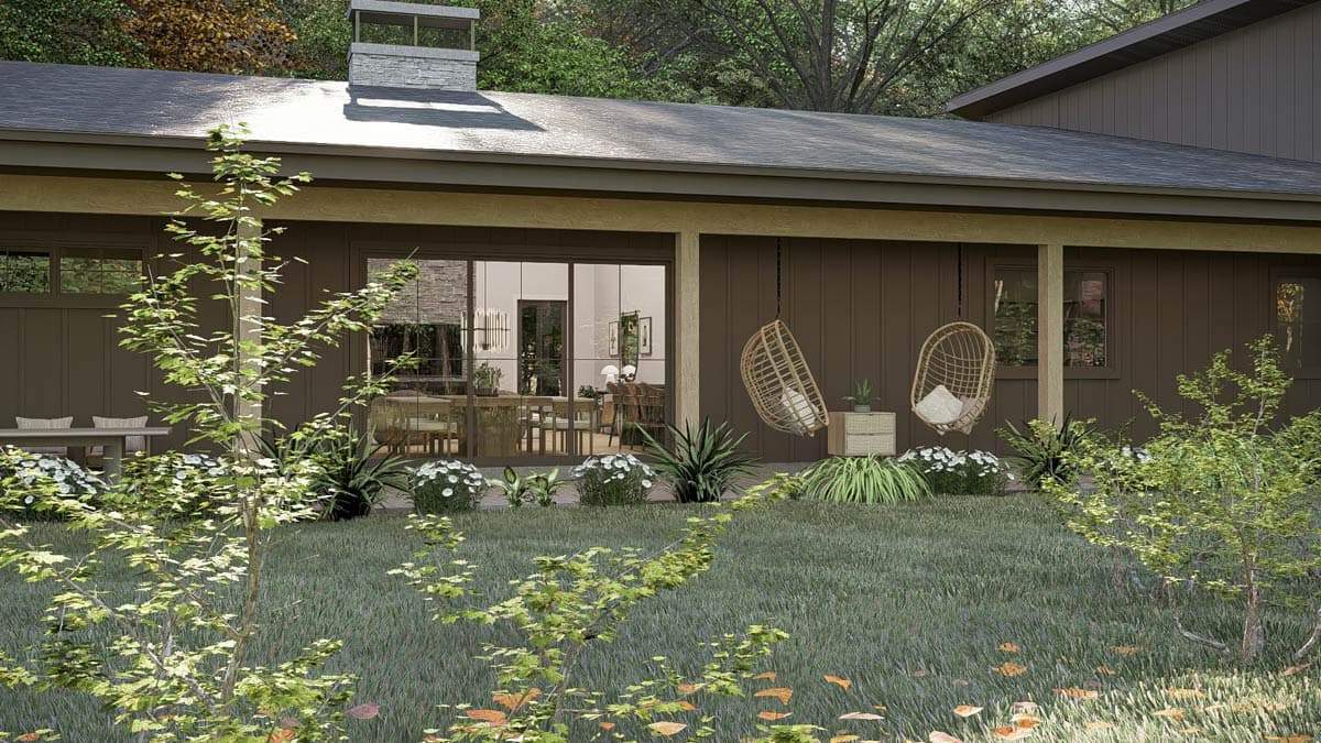 Plan 623510DJ: 4-Bedroom  Contemporary Barndominium House Plan with Second Level Living Room- 2944 Sq Ft - Image #18 - Barndominium, Contemporary