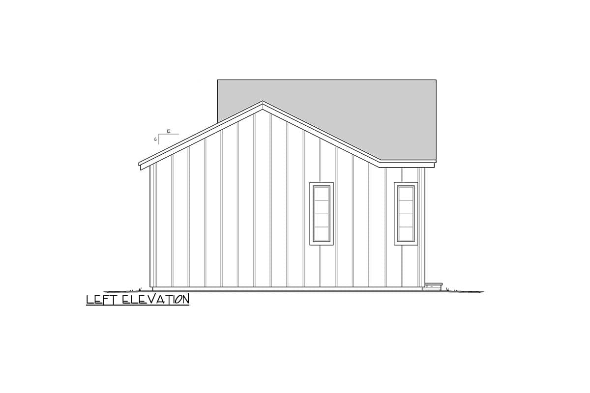 Plan 833059WAT: 2-Bed ADU Country Cottage House Plan Under 750 Sq Ft - Image #17 - Cottage, Country, New American, Ranch