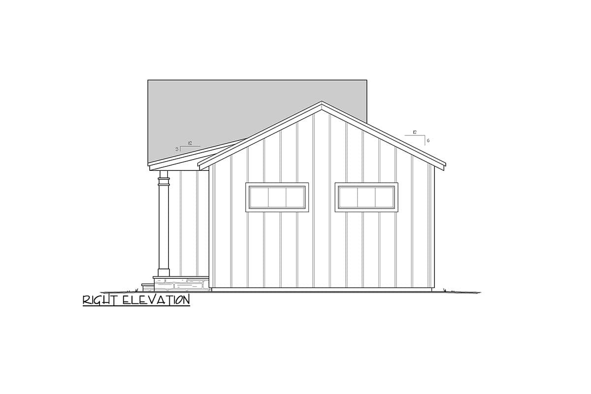 Plan 833059WAT: 2-Bed ADU Country Cottage House Plan Under 750 Sq Ft - Image #19 - Cottage, Country, New American, Ranch
