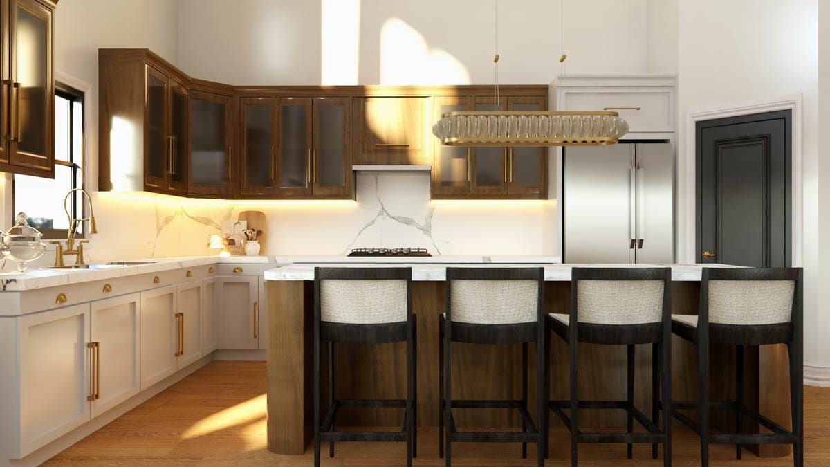 Plan 135353GRA: 3-Bedroom Barndominium House Plan with 2-Story Great Room - 1820 Sq Ft - Image #6 - Barndominium