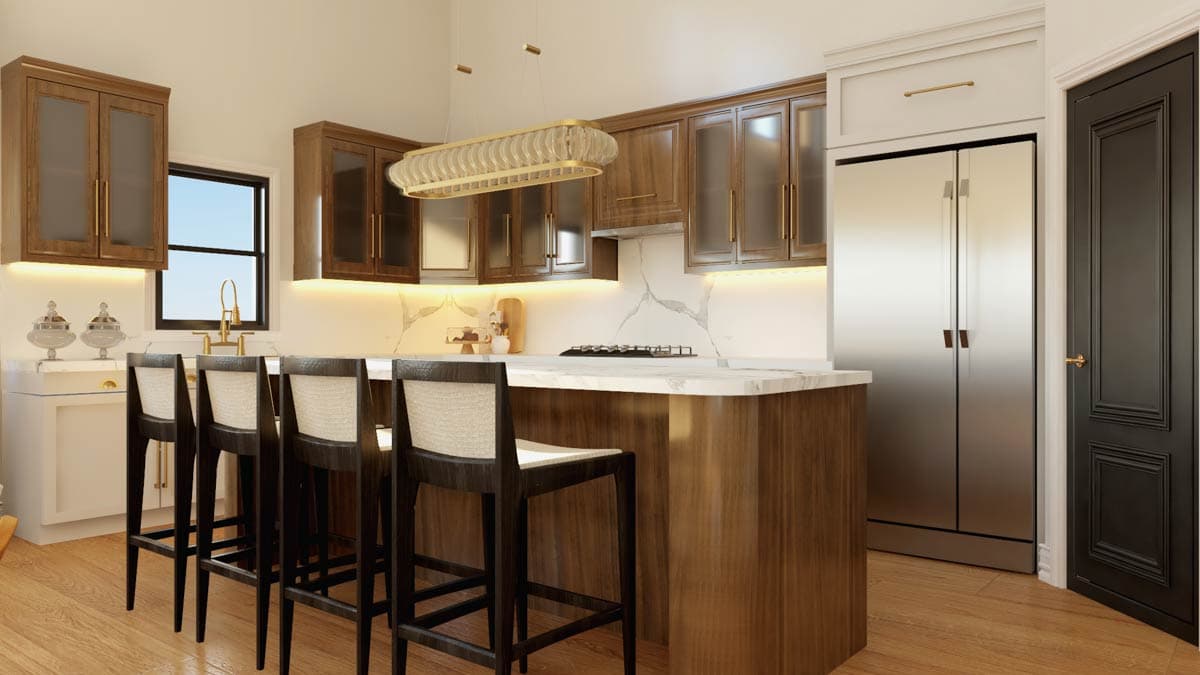 Plan 135353GRA: 3-Bedroom Barndominium House Plan with 2-Story Great Room - 1820 Sq Ft - Image #8 - Barndominium