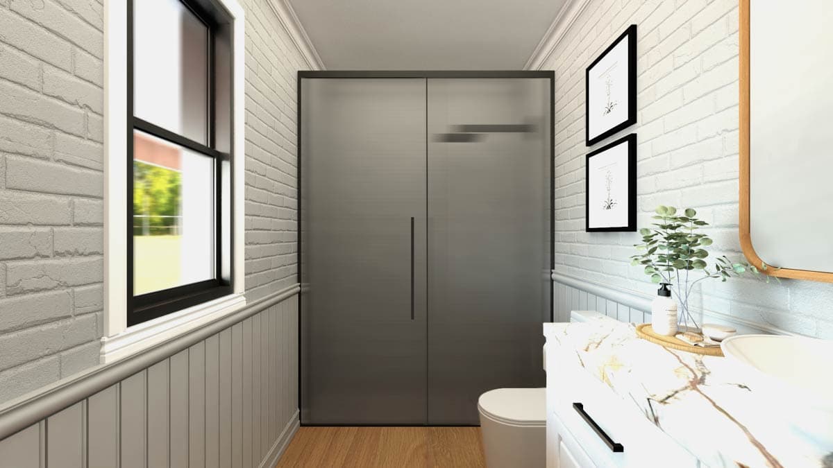 Plan 135353GRA: 3-Bedroom Barndominium House Plan with 2-Story Great Room - 1820 Sq Ft - Image #21 - Barndominium