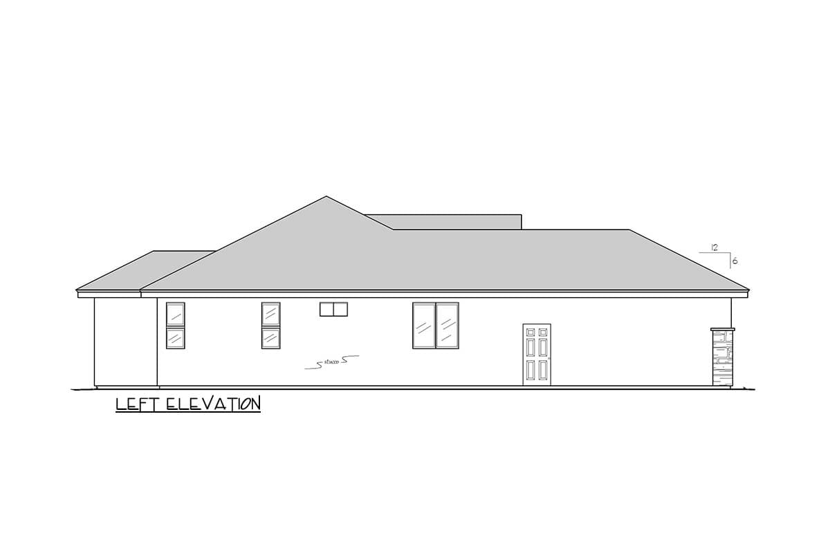 Plan 833062WAT: 3-Bed Contemporary House Plan with Home Office - 2113 Sq Ft - Image #8 - Contemporary, Florida-Style