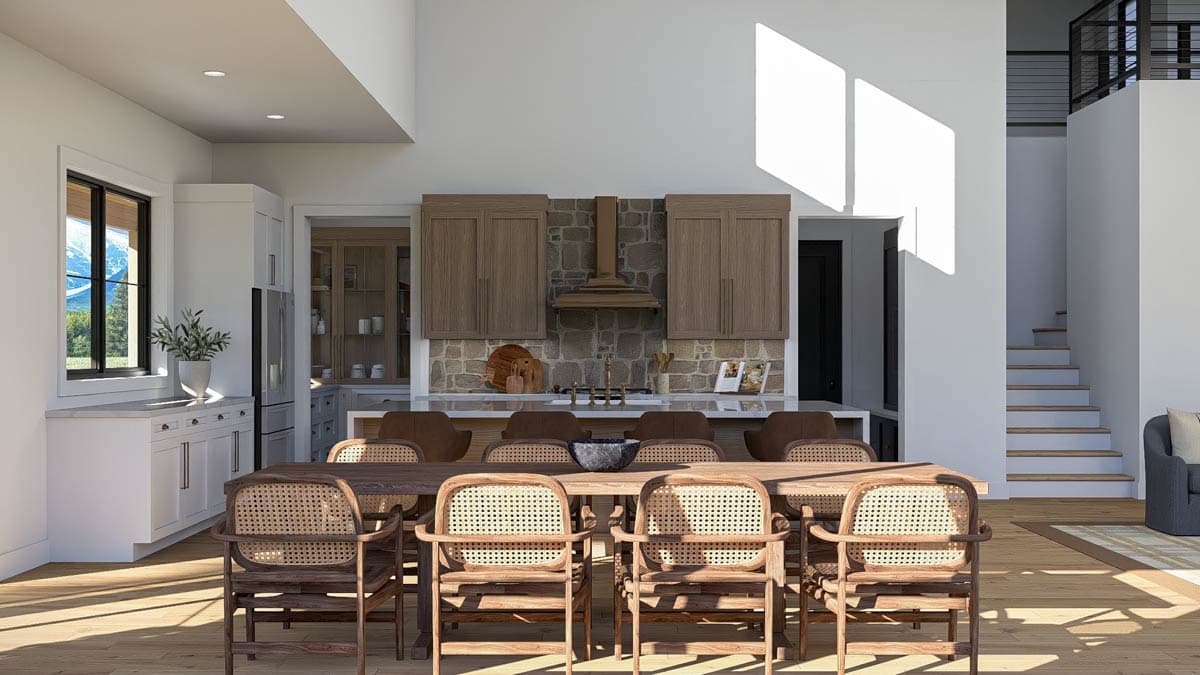 Plan 623512DJ: 3-Bedroom Barndominium House Plan with 2-Story Great Room - 2659 Sq Ft - Image #7 - Barndominium