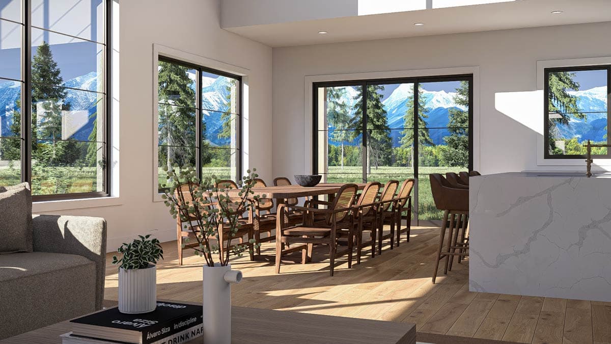 Plan 623512DJ: 3-Bedroom Barndominium House Plan with 2-Story Great Room - 2659 Sq Ft - Image #8 - Barndominium