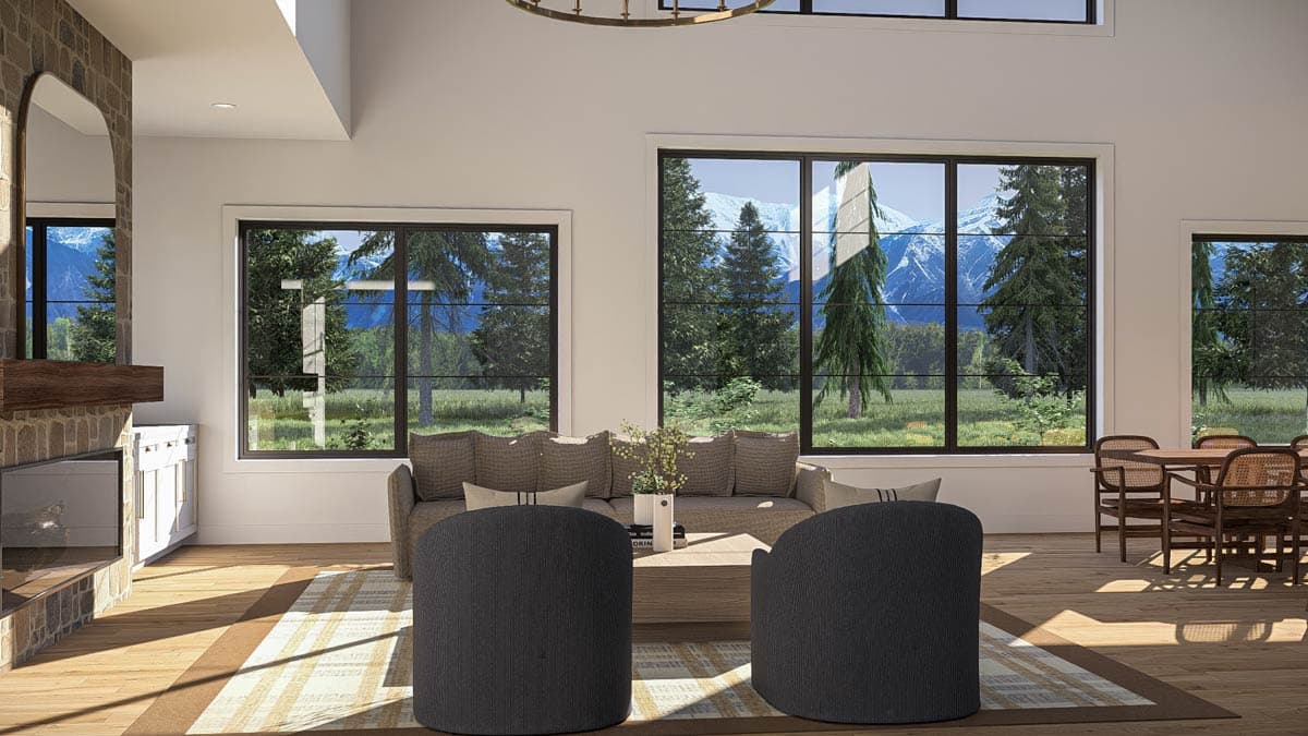 Plan 623512DJ: 3-Bedroom Barndominium House Plan with 2-Story Great Room - 2659 Sq Ft - Image #10 - Barndominium