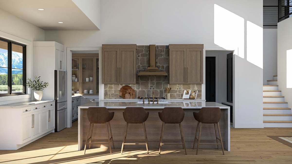 Plan 623512DJ: 3-Bedroom Barndominium House Plan with 2-Story Great Room - 2659 Sq Ft - Image #11 - Barndominium