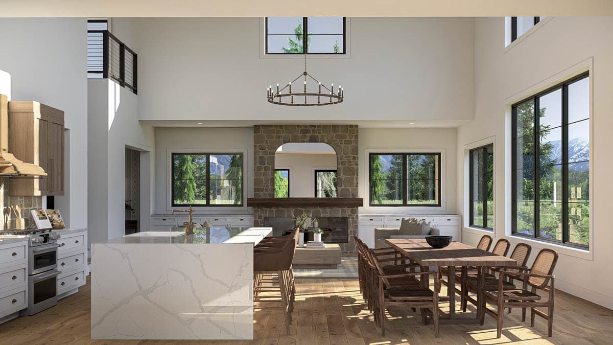 Plan 623512DJ: 3-Bedroom Barndominium House Plan with 2-Story Great Room - 2659 Sq Ft - Image #12 - Barndominium