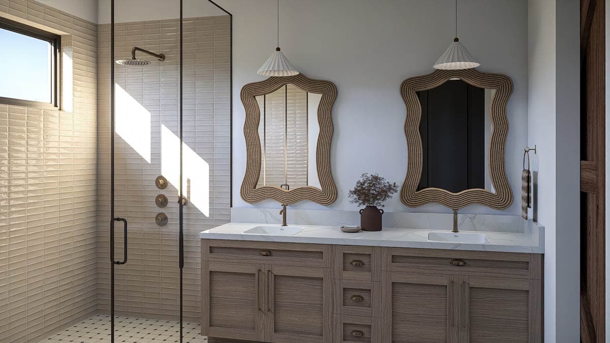 Plan 623512DJ: 3-Bedroom Barndominium House Plan with 2-Story Great Room - 2659 Sq Ft - Image #14 - Barndominium