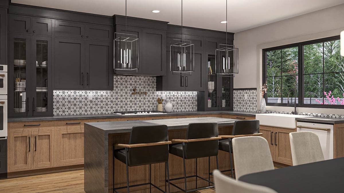 Plan 623513DJ: Two-Story European House Plan with Library and Office Nook - 2691 Sq Ft - Image #11 - European, Modern