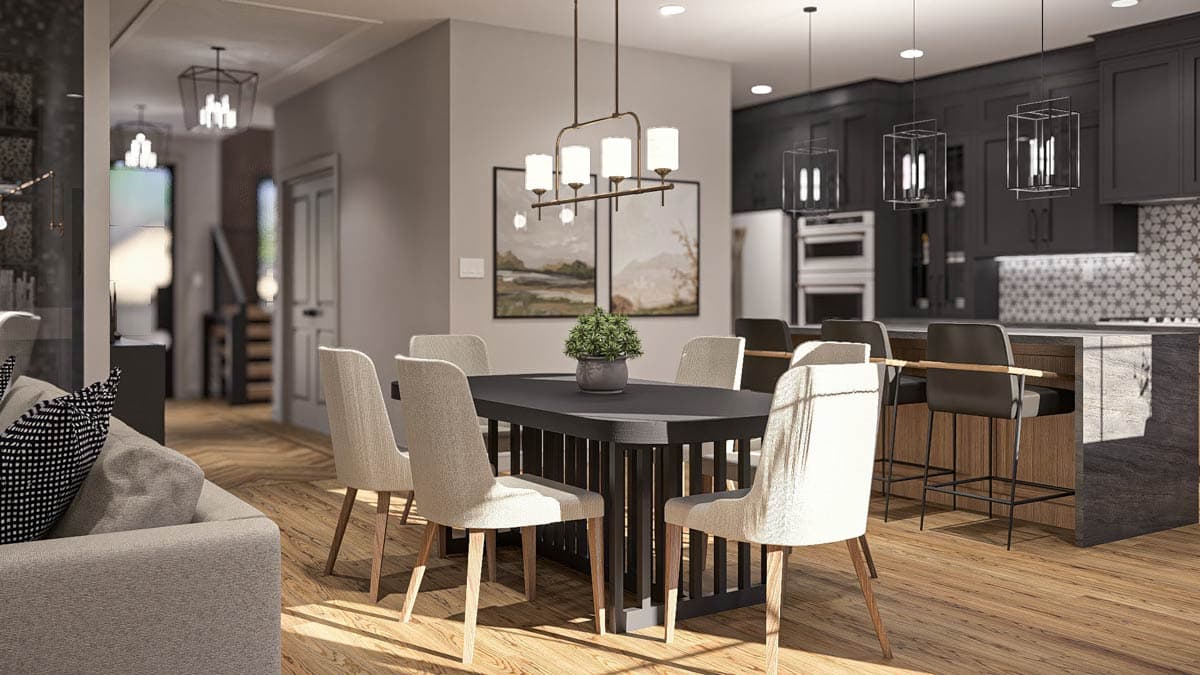 Plan 623513DJ: Two-Story European House Plan with Library and Office Nook - 2691 Sq Ft - Image #12 - European, Modern