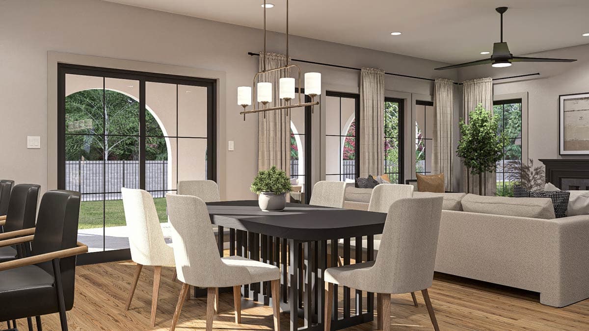 Plan 623513DJ: Two-Story European House Plan with Library and Office Nook - 2691 Sq Ft - Image #16 - European, Modern