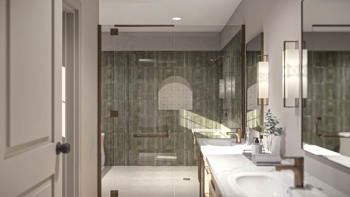 Plan 623513DJ: Two-Story European House Plan with Library and Office Nook - 2691 Sq Ft - Image #19 - European, Modern