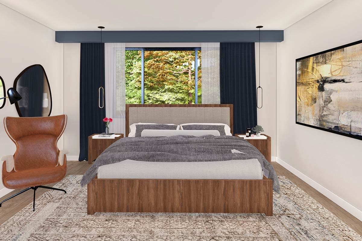 Plan 720109DA: Modern Split-Level House Plan with Front-Sloping Lot - 3101 Sq Ft - Image #7 - Contemporary, Modern, Prairie