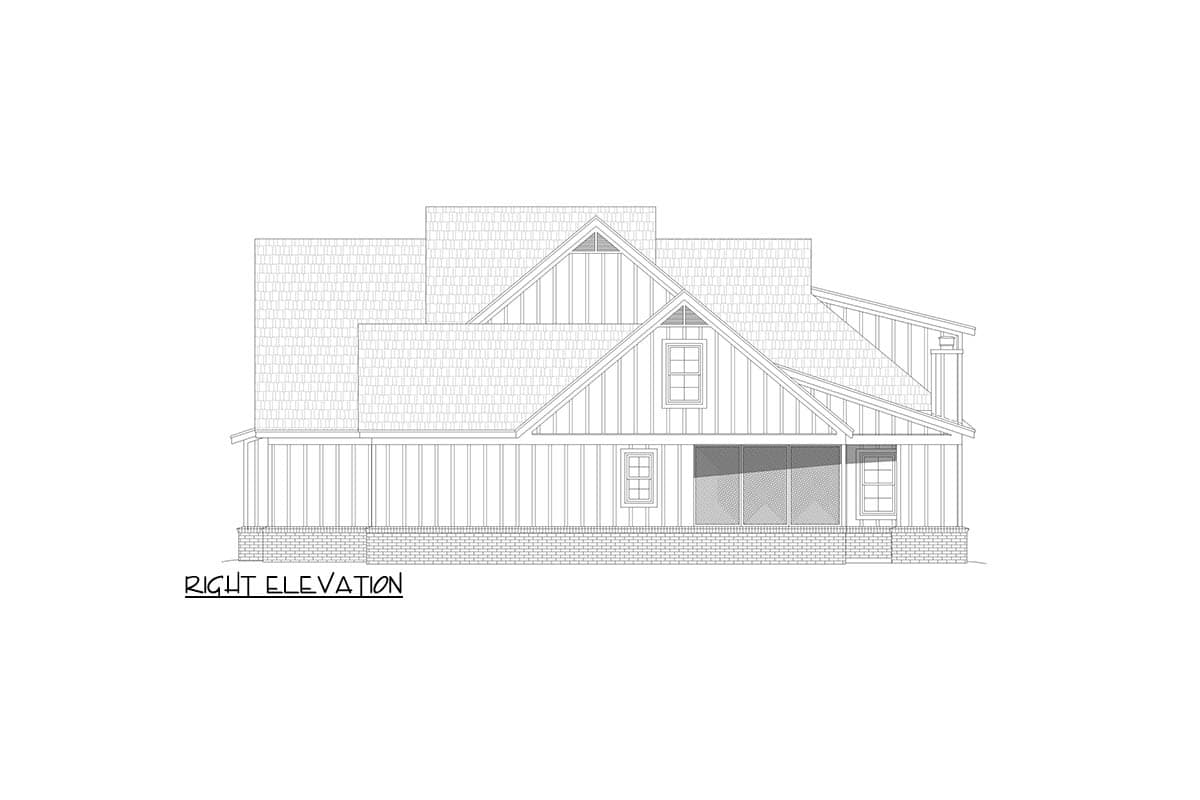 Plan 680566VR: Spacious Two-Story Modern Farmhouse with Versatile Flex Room - Image #10 - Country, Modern Farmhouse