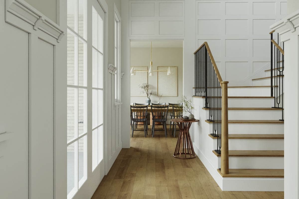 Plan 50238PH: 5-Bed Transitional House Plan with 2-Story Great Room - 4558 Sq Ft - Image #8 - Traditional, Transitional