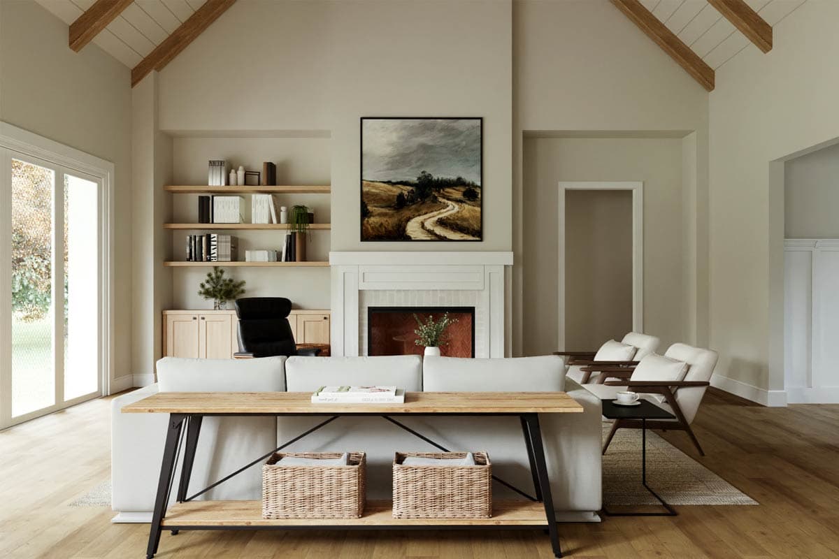 Plan 50238PH: 5-Bed Transitional House Plan with 2-Story Great Room - 4558 Sq Ft - Image #9 - Traditional, Transitional