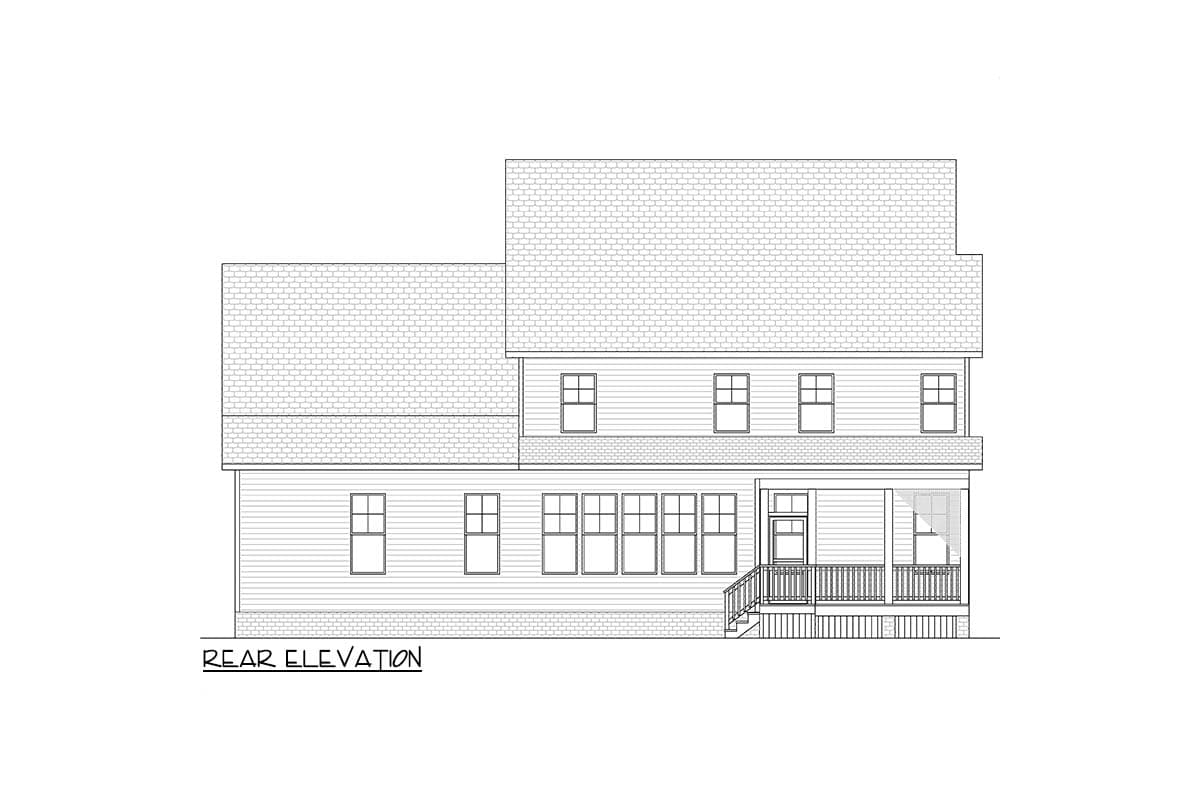 Plan 260031RVC: 5-Bedroom New American Craftsman House Plan Second Level Loft - 3432 Sq Ft - Image #35 - Craftsman, New American