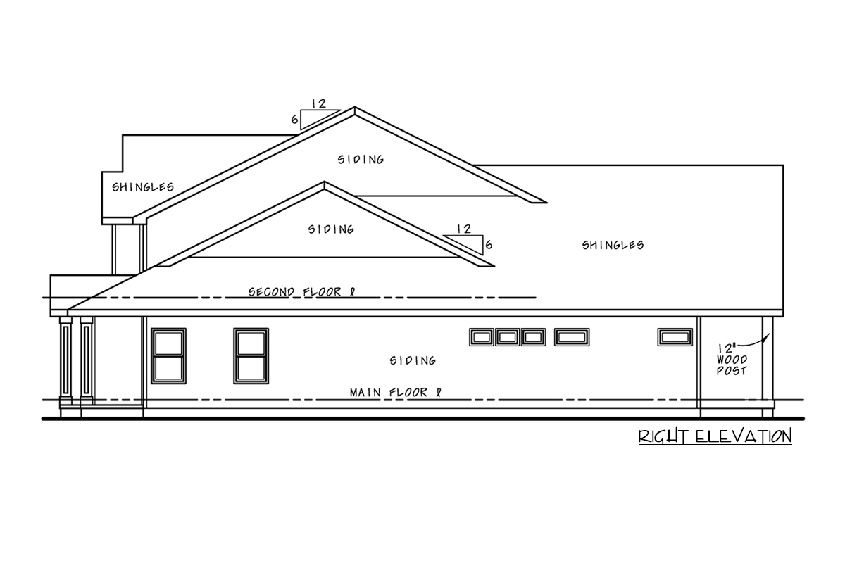 Plan 42464DB: 4-Bedroom New American House Plan with Loft - 3029 Sq Ft - Image #6 - Craftsman, New American