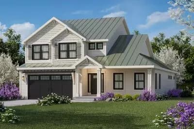4-Bedroom New American House Plan with Loft - 3029 Sq Ft