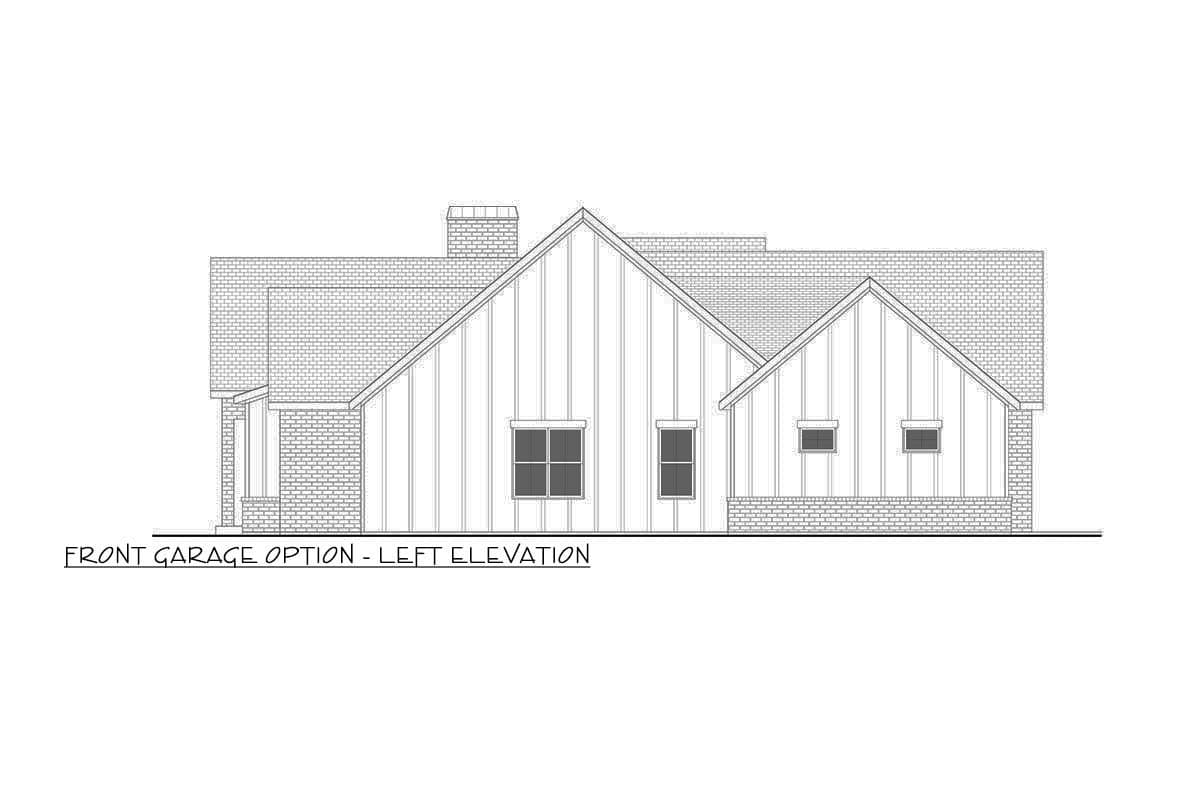 Plan 365058PED: 3 or 5 Bed Single-Story Transitional House Plan with Vaulted Primary Suite - 2500 Sq Ft - Image #7 - Transitional