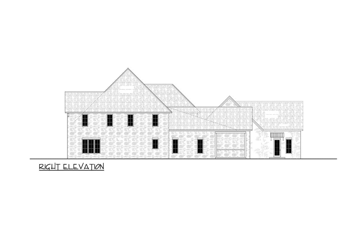 Plan 510255WDY: 5-Bedroom Transitional House Plan with Media Room and Bonus Room - 6413 Sq Ft - Image #6 - Transitional