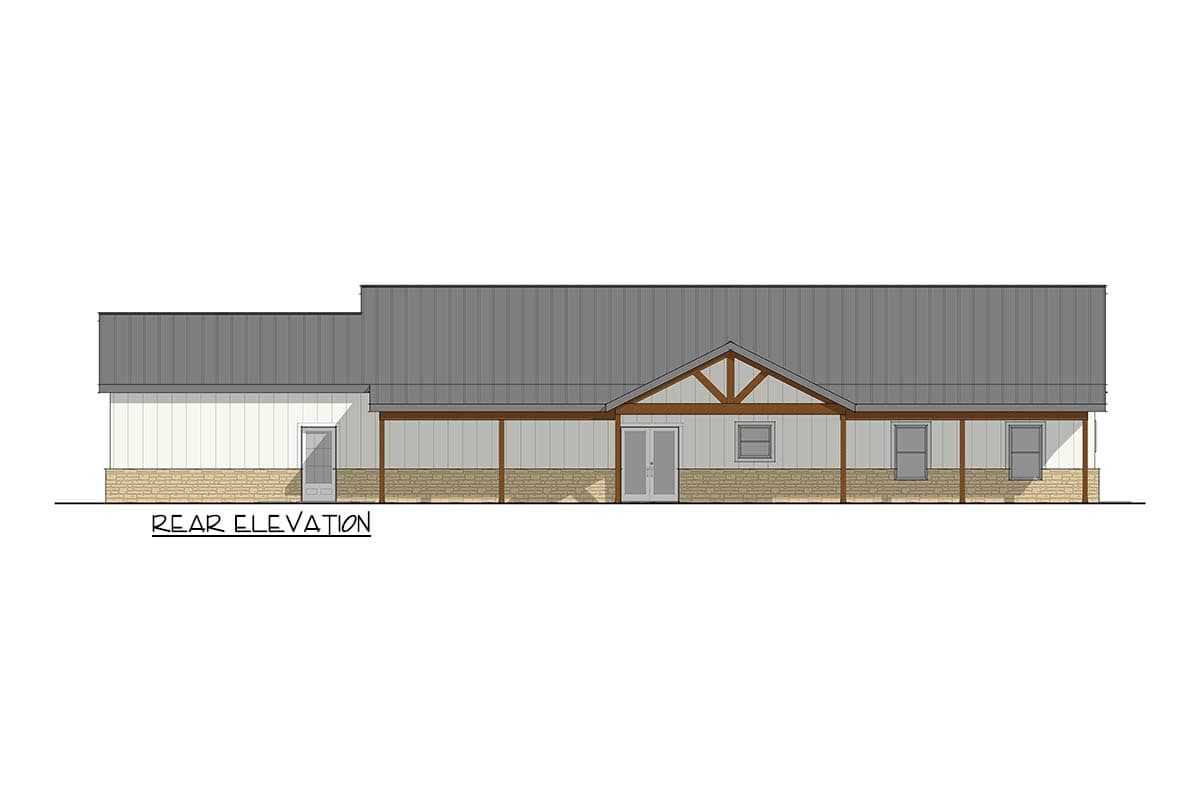 Plan 405000FDC: Charming Country Craftsman Home with 4-Beds and Expansive Outdoor Living - Image #5 - Country, Craftsman, Ranch