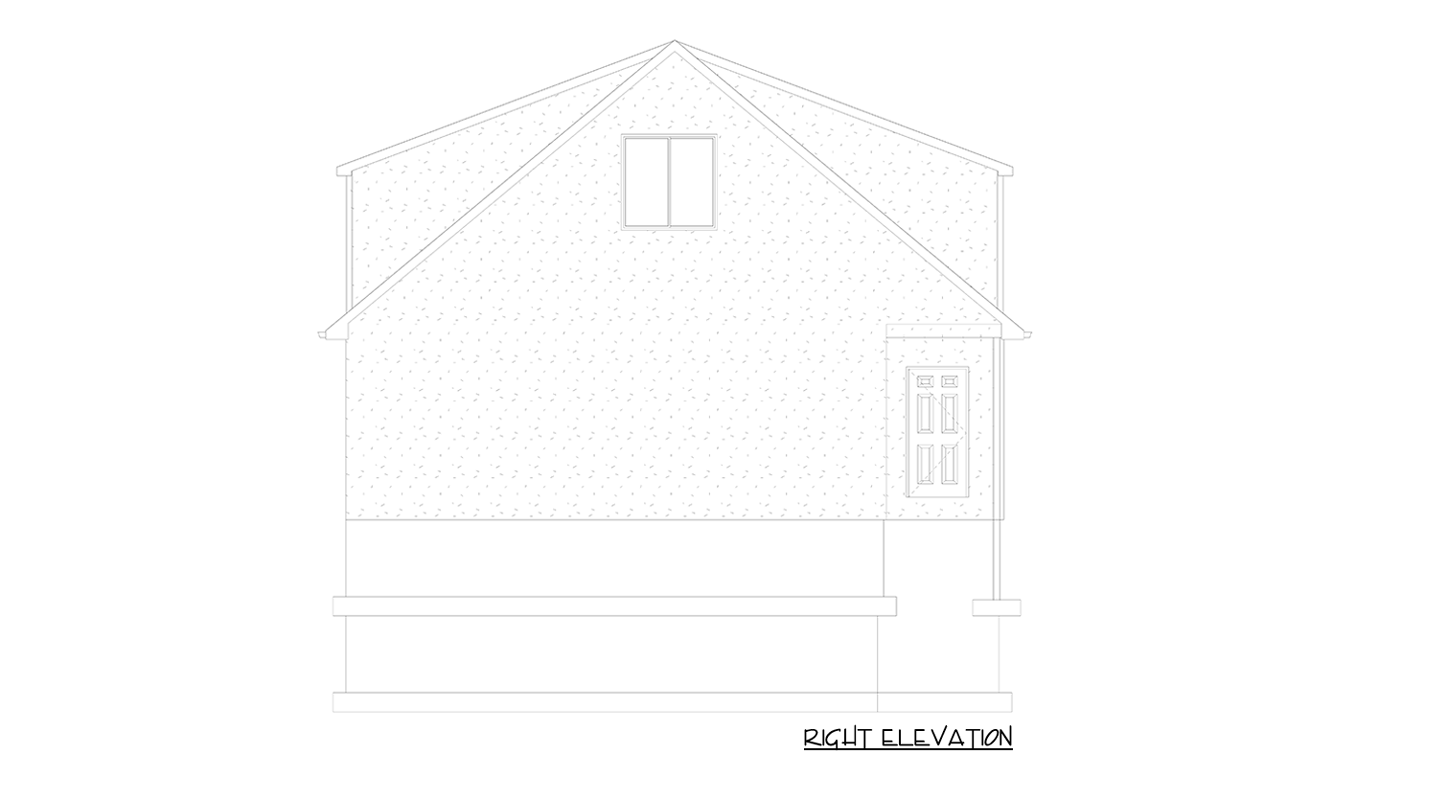 Plan 61625UT: 1-Bed New American House Plan with Optional Basement and Bonus Room - 1156 Sq Ft - Image #11 - New American, Traditional