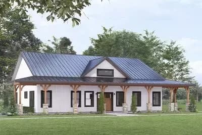 3 or 4 Bedroom Split-Bedroom Ranch with Vaulted Living and Rear Covered Patio