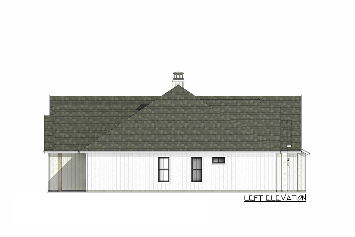 Plan 818164JSS: 4-Bed Contemporary House Plan with Roomy Culinary Center - 2930 Sq Ft - Image #7 - Contemporary, European, Transitional