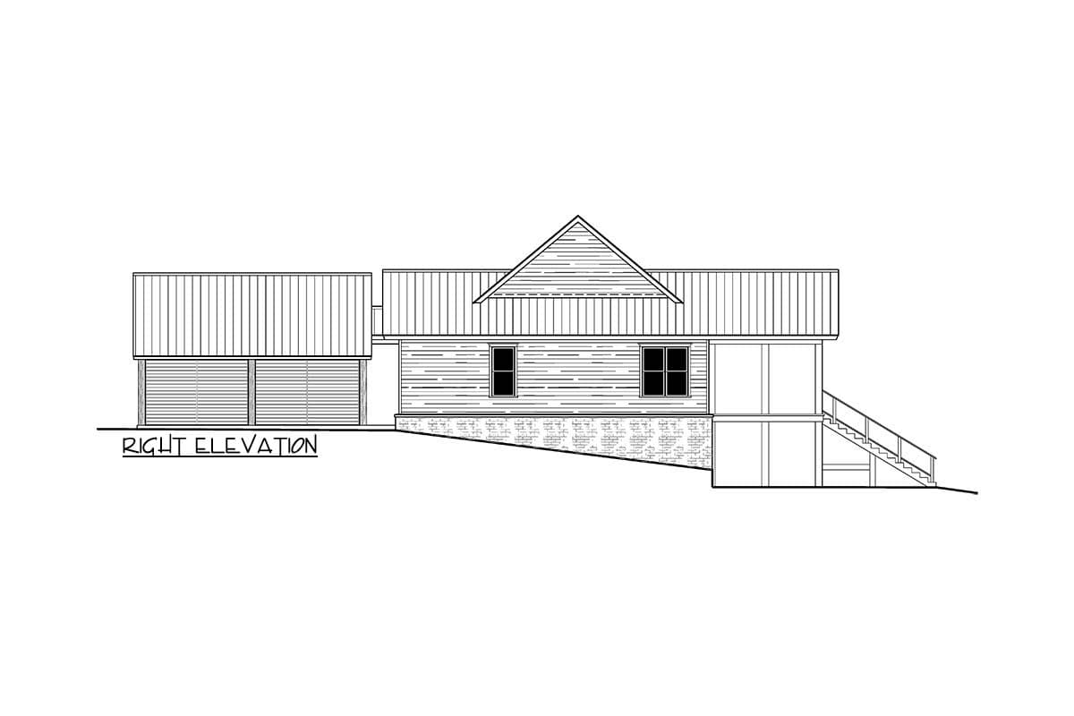 Plan 510256WDY: Southern Ranch House Plan with Wrap-Around Porch and Dog Trot - 2590 Sq Ft - Image #5 - Ranch, Southern