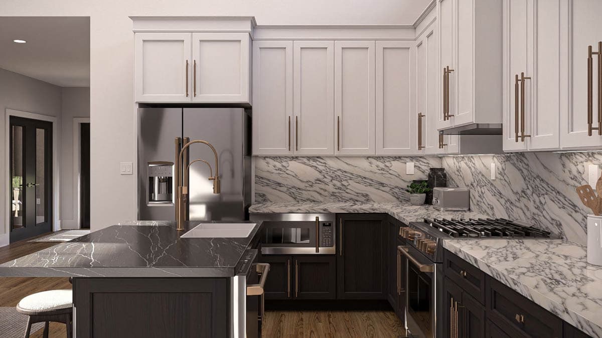 Plan 623515DJ: 2-Bed Barn-Style House Plan with Home Office - 1565 Sq Ft - Image #17 - Barndominium