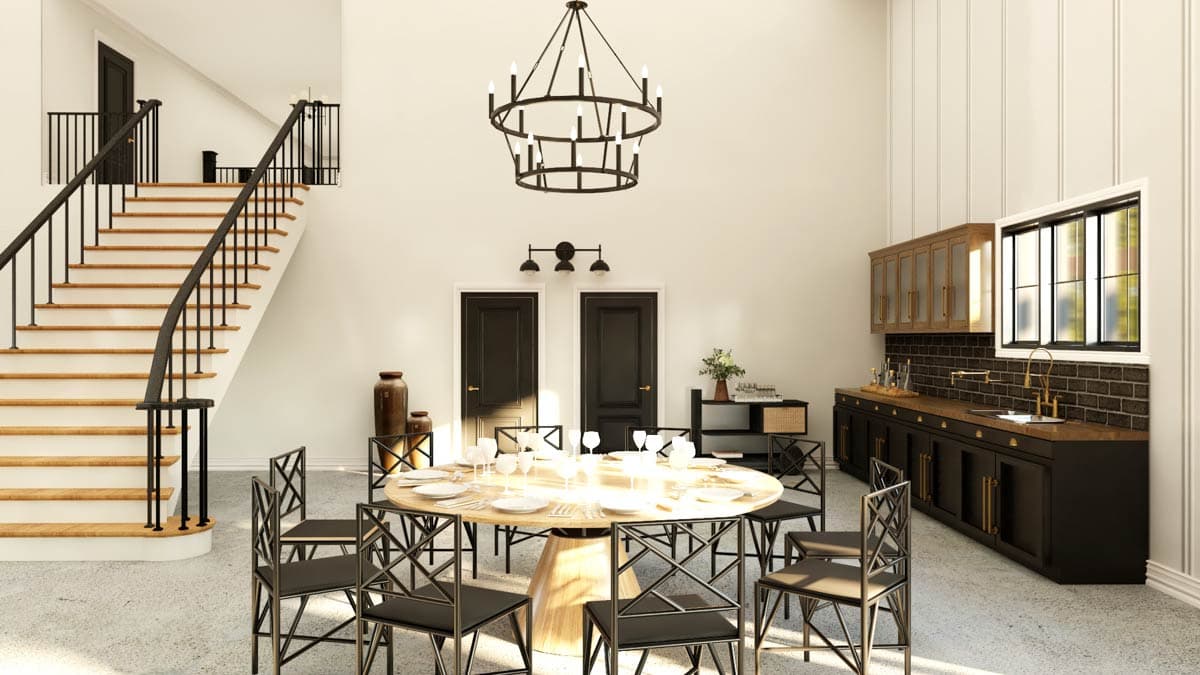 Plan 135355GRA: Two-Story Barndominium Plan with Oversized Event Room - 9800 Sq Ft - Image #25 - Barndominium, Mountain