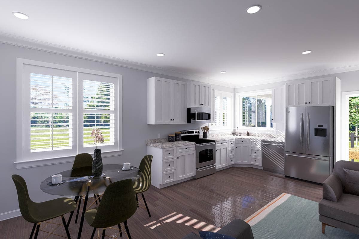 Plan 61630UT: 2-Bed Cape Cod House Plan with Great Room and Family Room - 1726 Sq Ft - Image #8 - Cape Cod, Shingle
