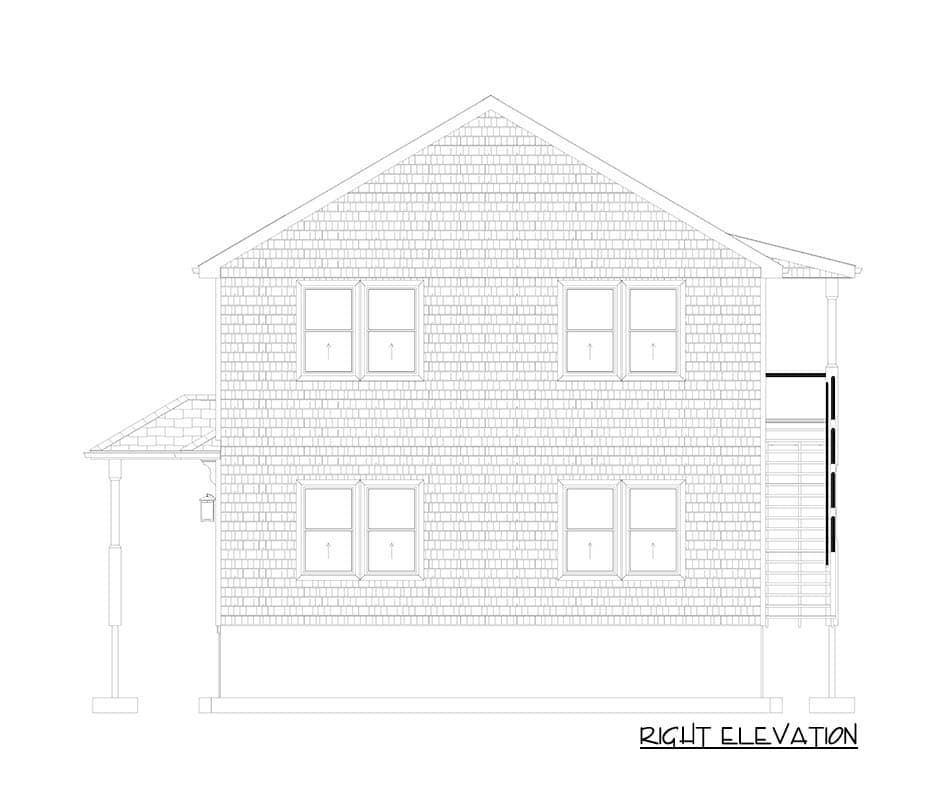 Plan 61630UT: 2-Bed Cape Cod House Plan with Great Room and Family Room - 1726 Sq Ft - Image #13 - Cape Cod, Shingle