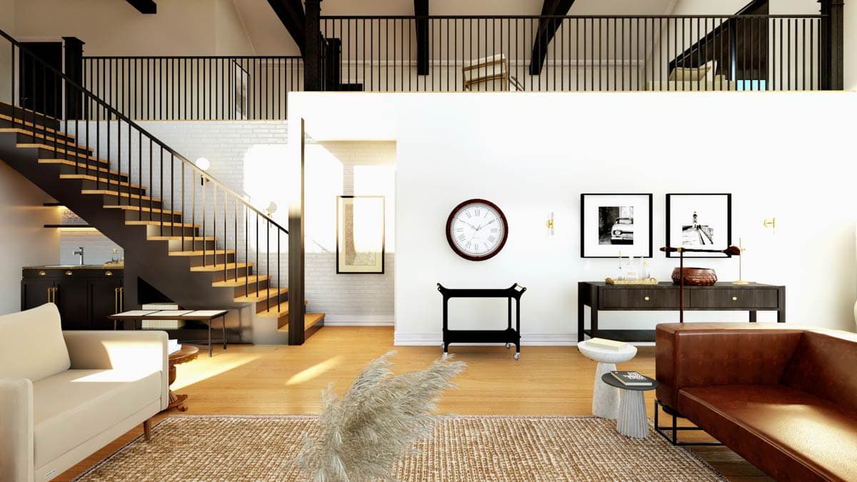 Plan 135356GRA: 4-Bed Barndominium House Plan with Attached 2-Bed Apartment - 7781 Sq Ft - Image #10 - Barndominium, Mountain, New American