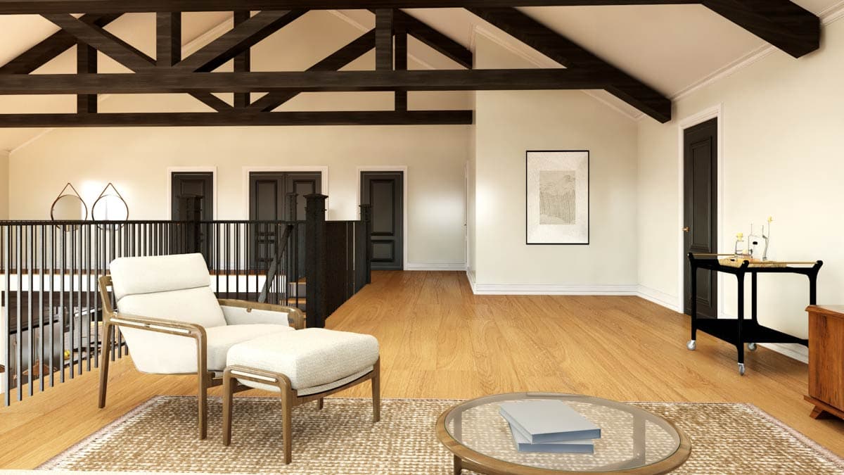 Plan 135356GRA: 4-Bed Barndominium House Plan with Attached 2-Bed Apartment - 7781 Sq Ft - Image #16 - Barndominium, Mountain, New American