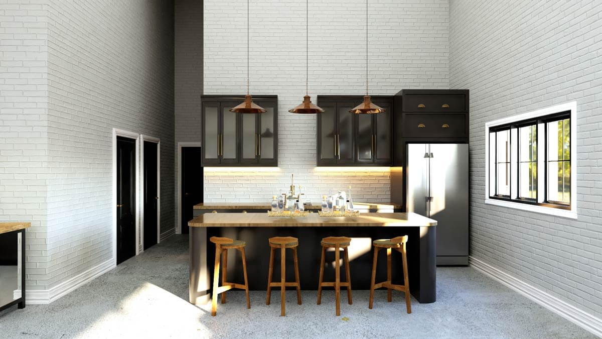 Plan 135356GRA: 4-Bed Barndominium House Plan with Attached 2-Bed Apartment - 7781 Sq Ft - Image #22 - Barndominium, Mountain, New American