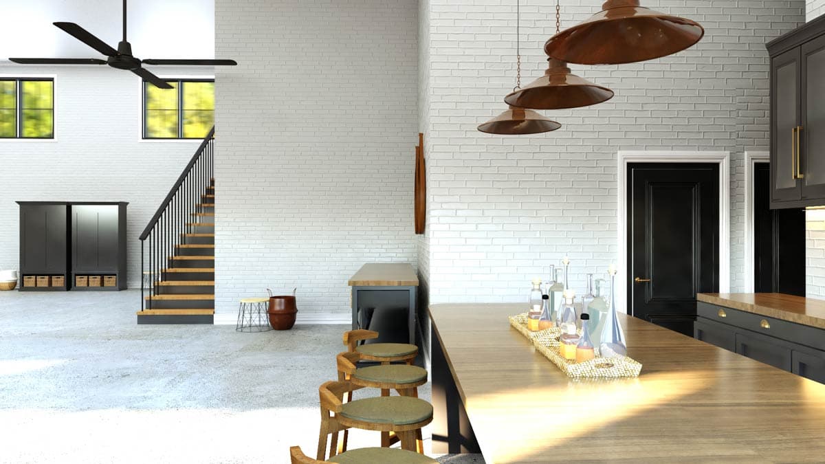 Plan 135356GRA: 4-Bed Barndominium House Plan with Attached 2-Bed Apartment - 7781 Sq Ft - Image #23 - Barndominium, Mountain, New American