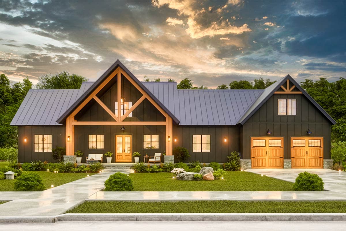 Plan 12338JL: Mountain Craftsman House Plan with Two-Story Great Room and Outdoor Kitchen - Image #12 - Country, Craftsman, Mountain, Rustic