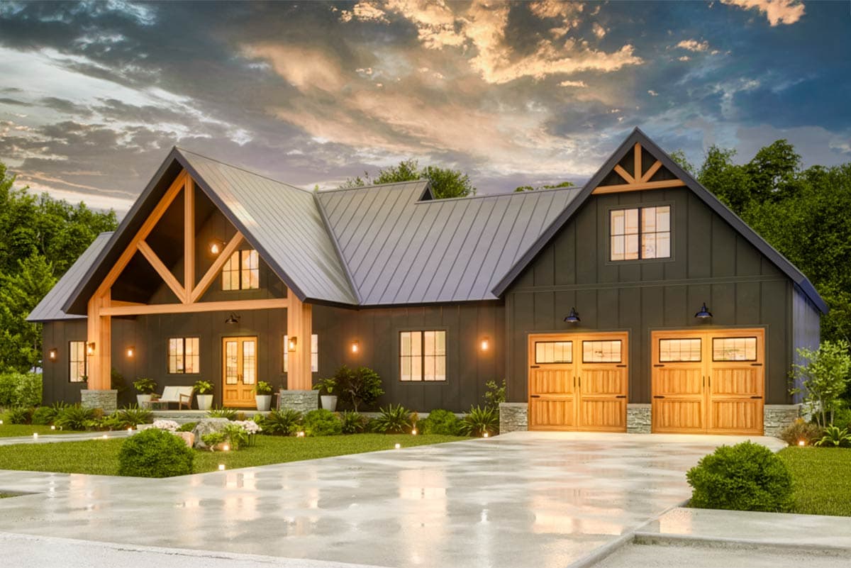 Plan 12338JL: Mountain Craftsman House Plan with Two-Story Great Room and Outdoor Kitchen - Image #11 - Country, Craftsman, Mountain, Rustic