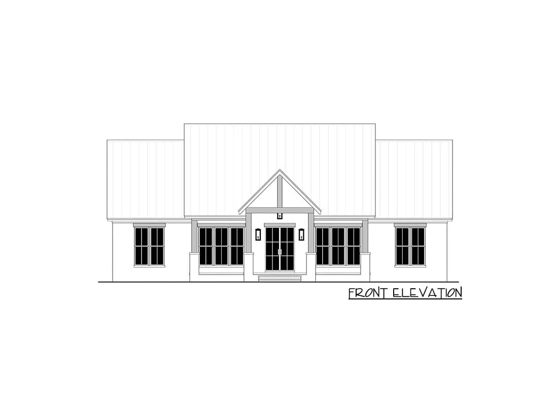 Plan 52004HZ: Charming 3-Bed Farmhouse Plan with Open Concept Living Space - 2400 Sq Ft - Image #10 - Country, Farmhouse, Transitional