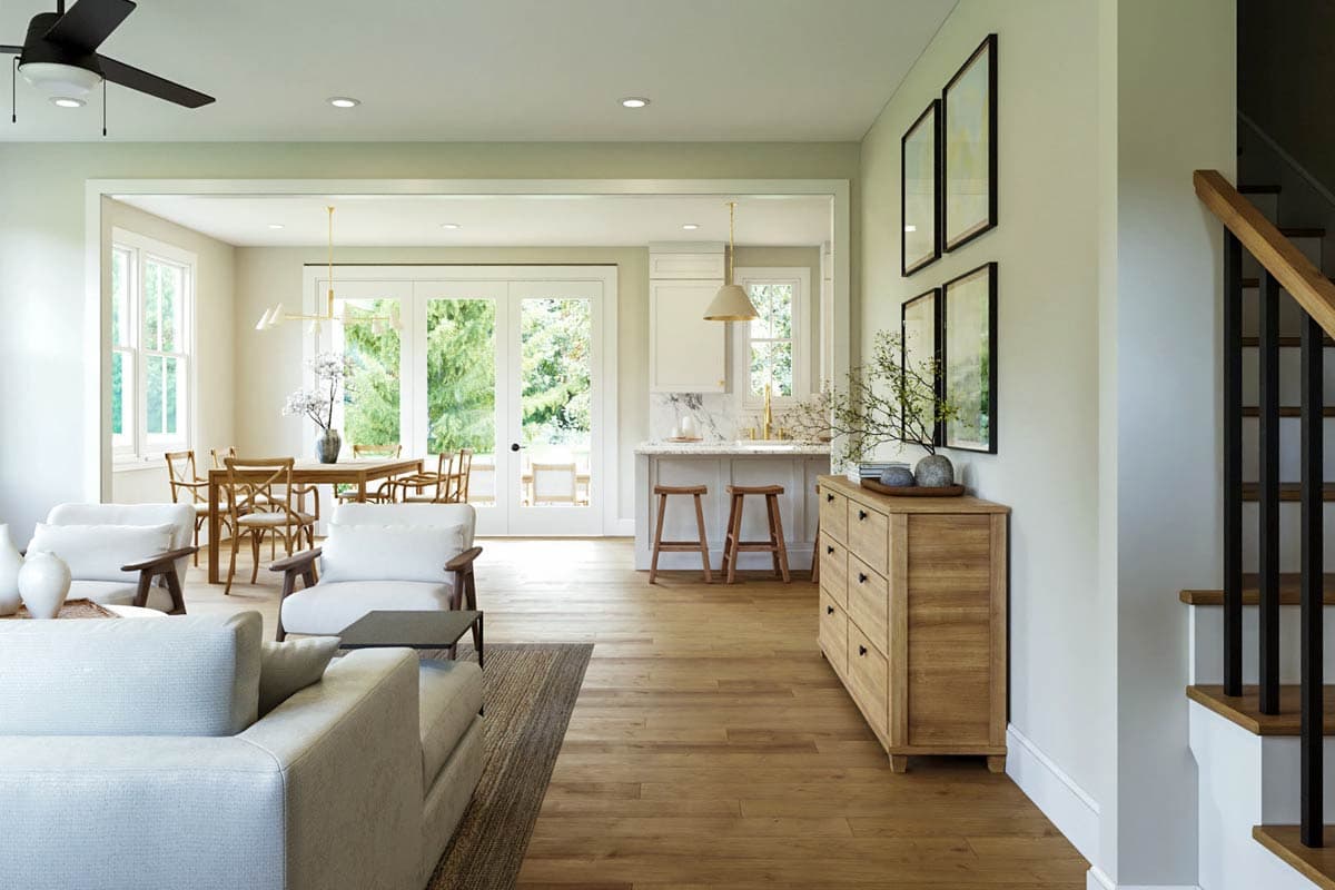 Plan 50239PH: 4-Bed New American House Plan with Optional Rear Porch - 2264 Sq Ft - Image #12 - Country, Farmhouse, New American