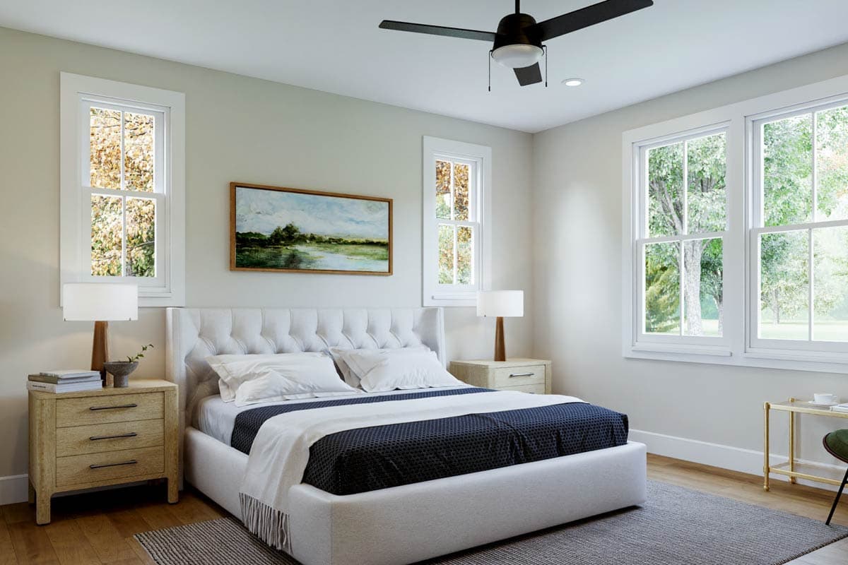 Plan 50239PH: 4-Bed New American House Plan with Optional Rear Porch - 2264 Sq Ft - Image #10 - Country, Farmhouse, New American