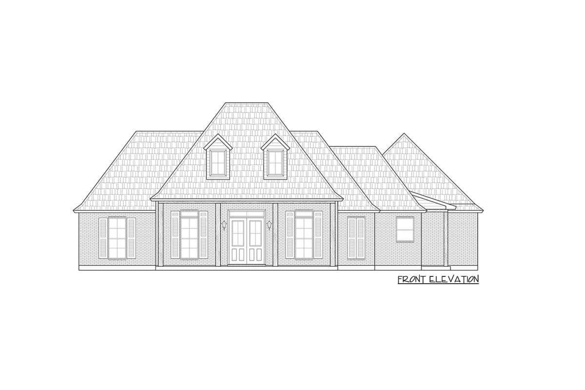 Plan 170009ADS: 3-Bed French Country House Plan with Game Room - 2856 Sq Ft - Image #26 - French Country, Southern