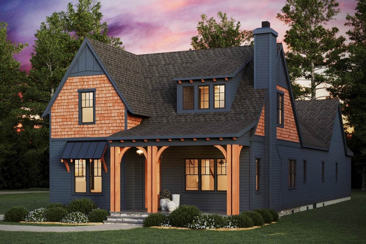 Plan 50243PH: 3 or 4 Bed Cottage House Plan with Spacious Garage - 2264 Sq Ft - Image #10 - Cottage, Country